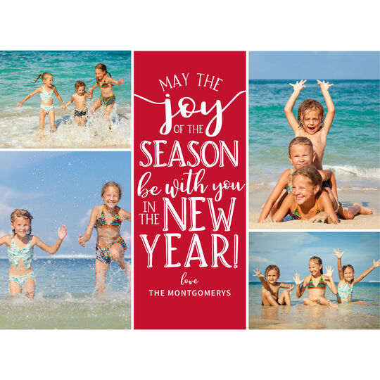 Joy of the Season Holiday Photo Cards